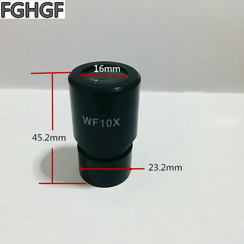 FGHGF WF10X Биологический микроскоп 10X диаметр 23 2 мм оптический окуляр окуляр|Линзы| |