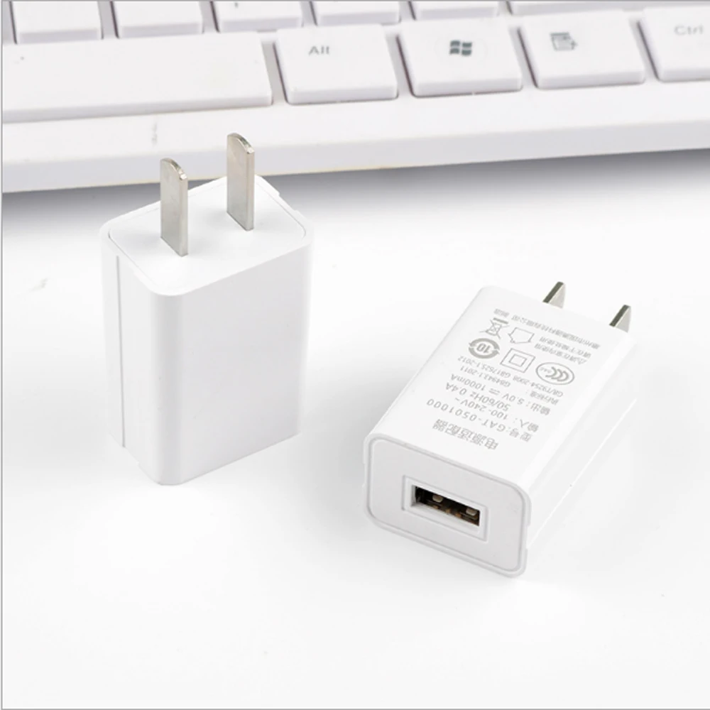 Зарядное устройство с USB-портом и вилкой Стандарта США 100 шт. настенный адаптер