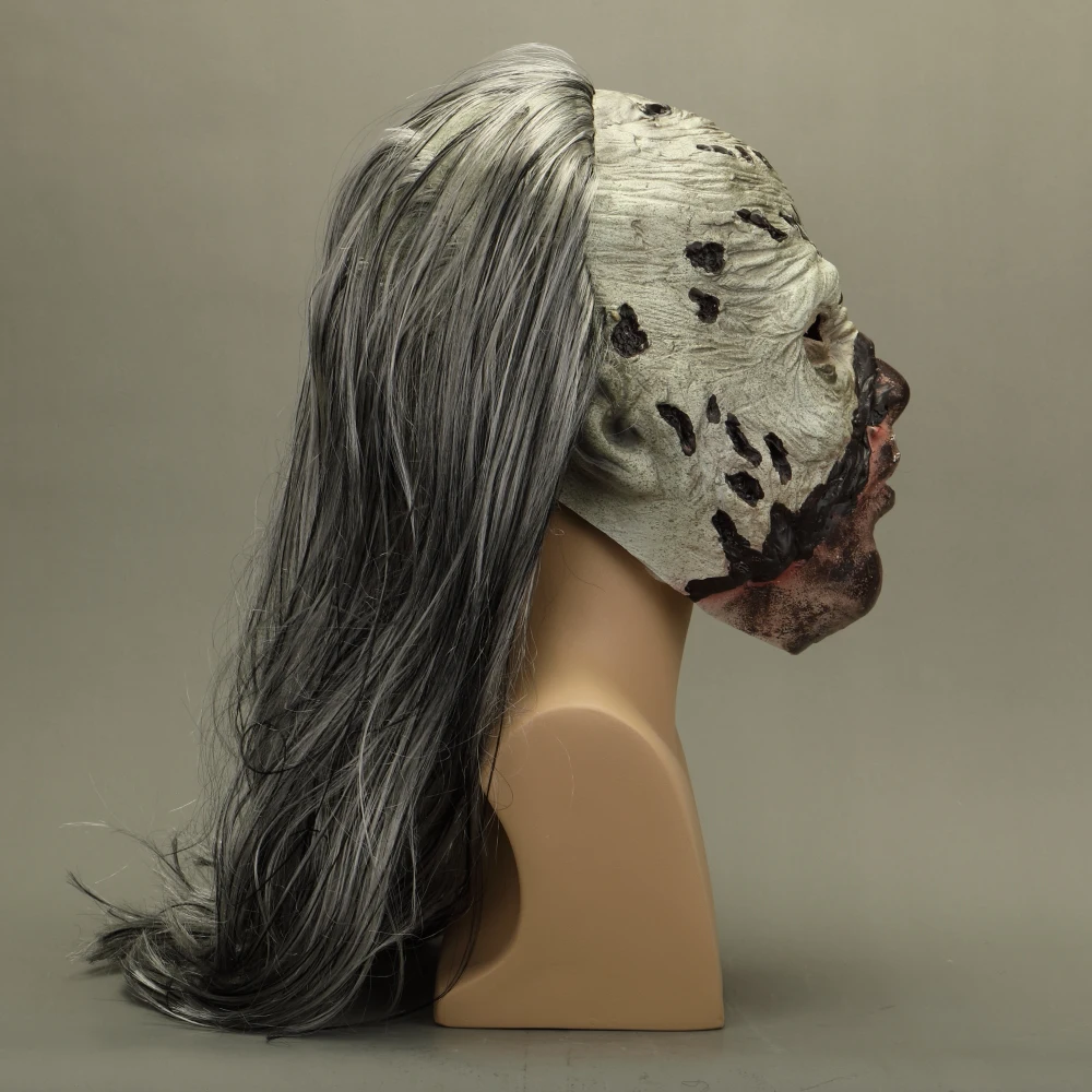 Zombie Mask Cosplay The Walking Dead Whisperers Beta Mask Latex Halloween Scary Masks