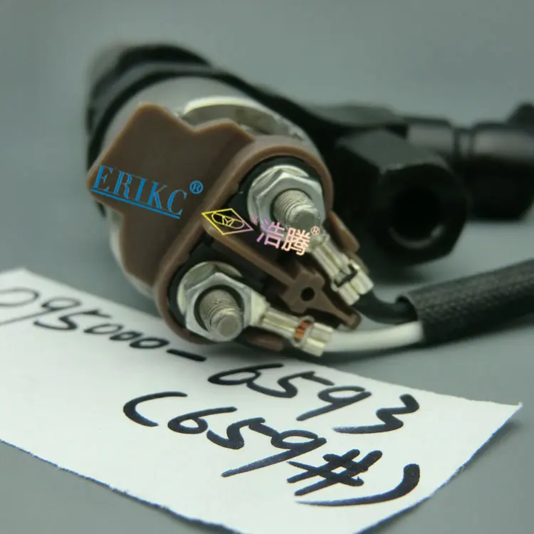 ERIKC 6593 Common Rail Инжектор деталь 095000-6593 и автоматический дизельный двигатель запасные части впрыски 0950006593 23670-E0010