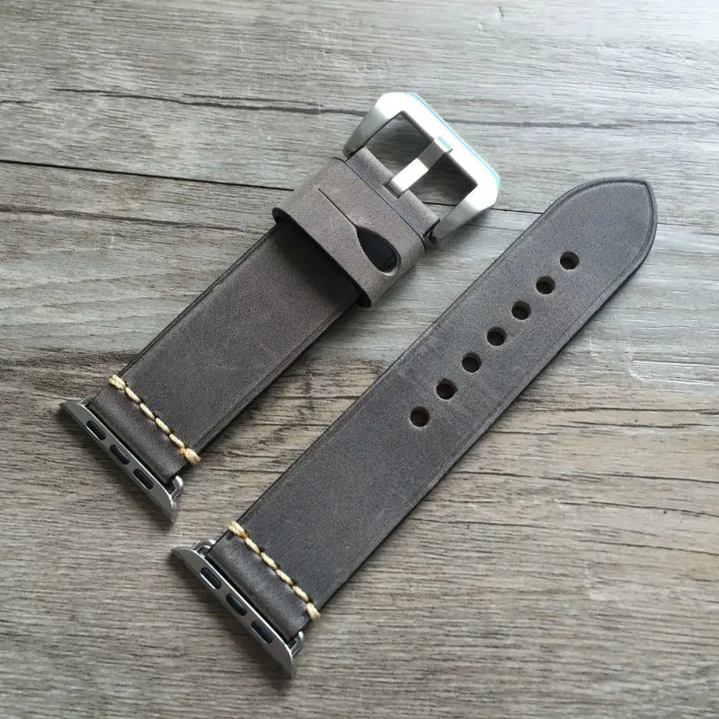 Ремешок из натуральной кожи для apple watch band pulseira apple watch 5 4 3 42 мм 38 мм iwatch band 44 мм 40 мм correa аксессуары для часов