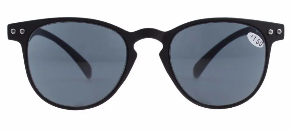 R060 шорты, набор из 4 шт. Eyekepper круглый полный охват ультратонкий гибкий каркас очки для чтения чтение солнцезащитных очков+ 0,50-+ 4,00