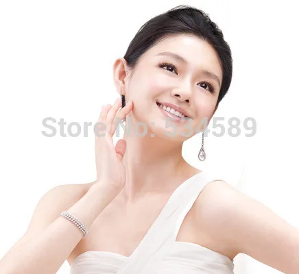 Блестящий прозрачный эластичный браслет 1/2/3/4/5/6 рядов для женщин стразы