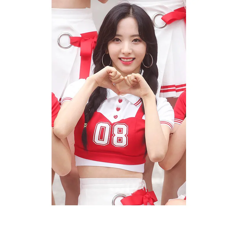 5 WJSN костюм Болельщицы счастливые мВ одежда дважды для девушек студенток Kpop Одежда для танцев для выступлений рейв одежда - Цвет: 5