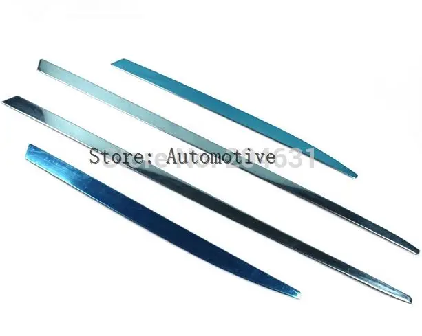 High quality for Volkswagon VW Tiguan 2009-2015 Stainless Steel Side Door Molding Trim body trim 4 Pcs | Автомобили и мотоциклы