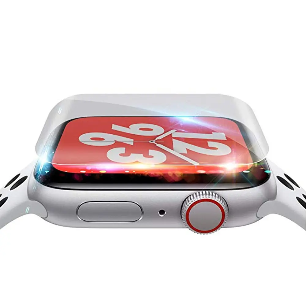 Защита экрана для Apple Watch 4 44 мм 40 мм 9D полное покрытие Защита от царапин защитная Гидрогелевая пленка аксессуары для часов