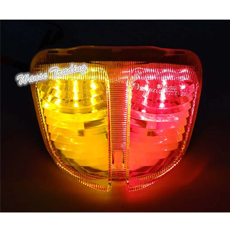 Waase для Suzuki GSXR600 GSXR750 GSXR 600 750 2006 2007 E-Mark задний фонарь стоп-сигнал встроенные Сигналы поворота светодиодный свет