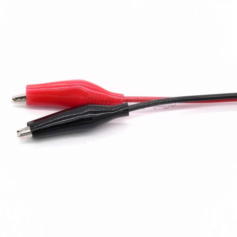 1 шт. 2 зажима типа крокодил на штекер постоянного тока разъем адаптера провод 5 5*2