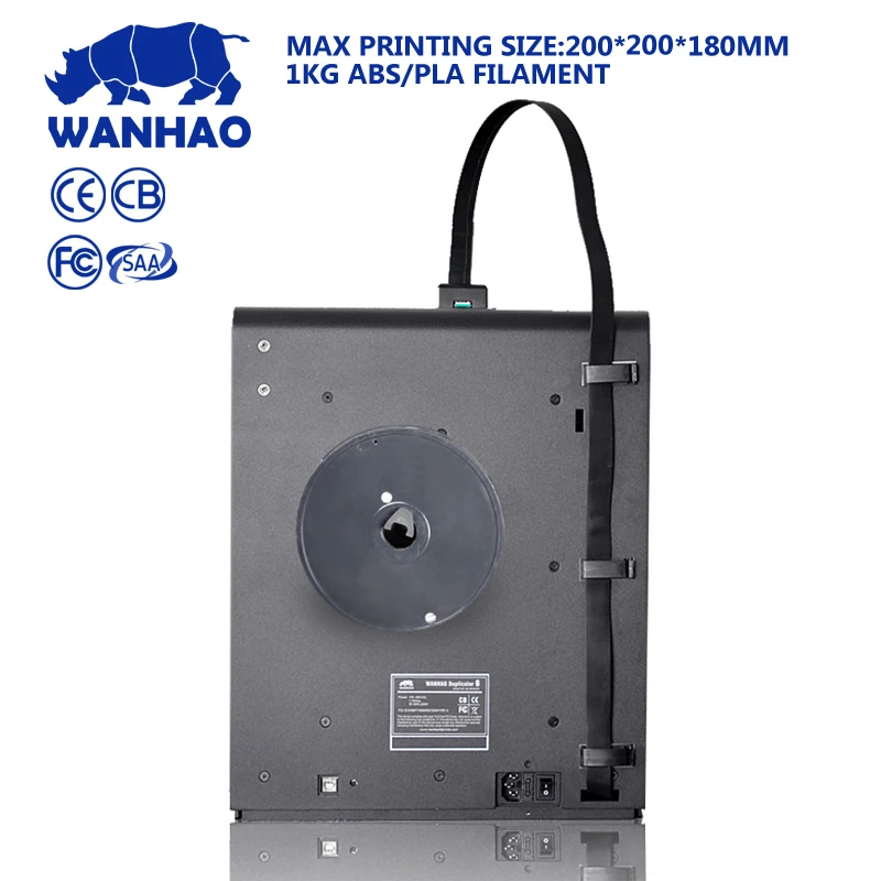 Лидер продаж в Китае 2019 3D принтер Wanhao D6 PLUS промышленного класса цифровая
