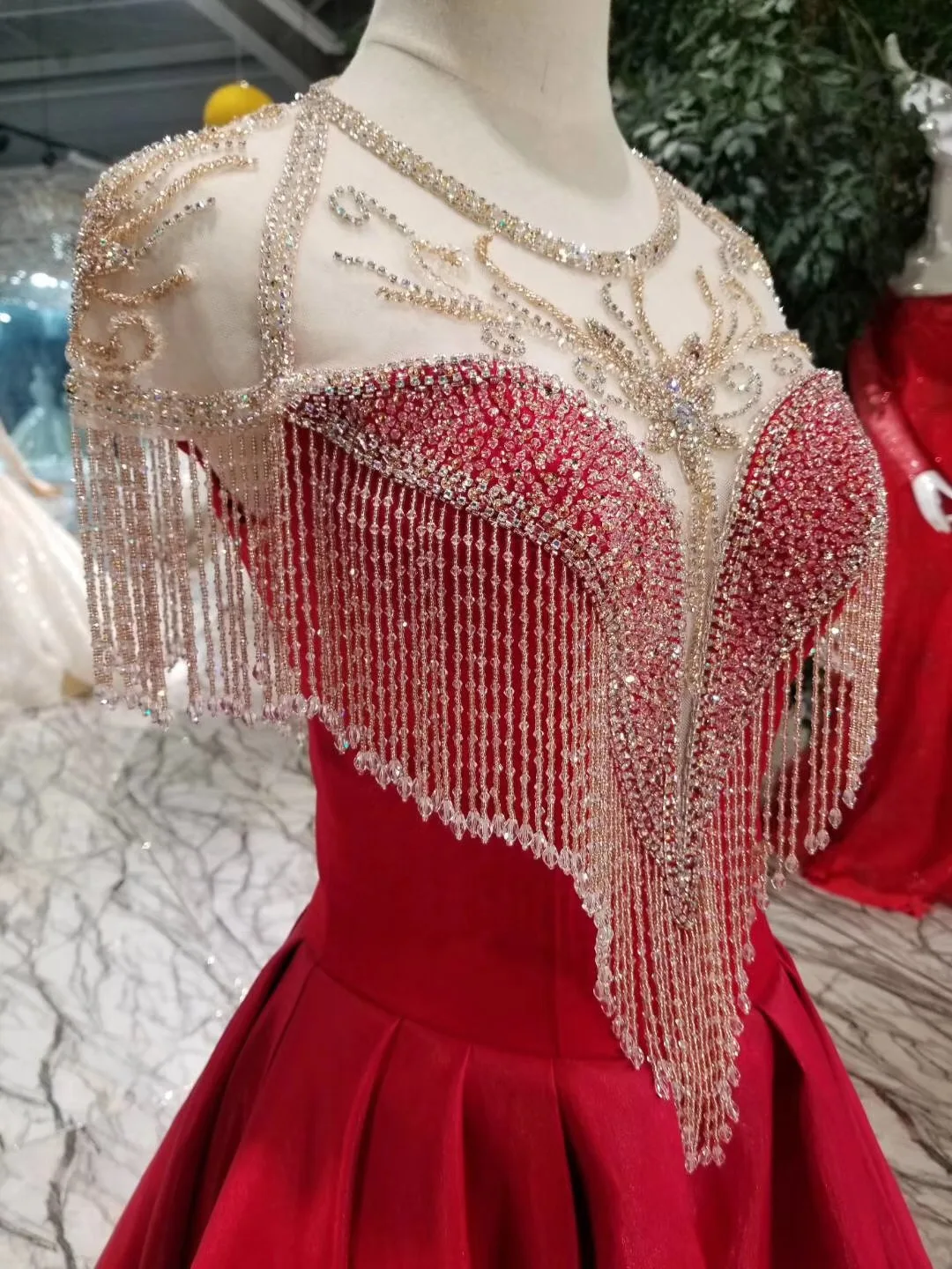 Простое платье Aqua Quinceanera платья для выпускного вечера с кристаллами теласа на