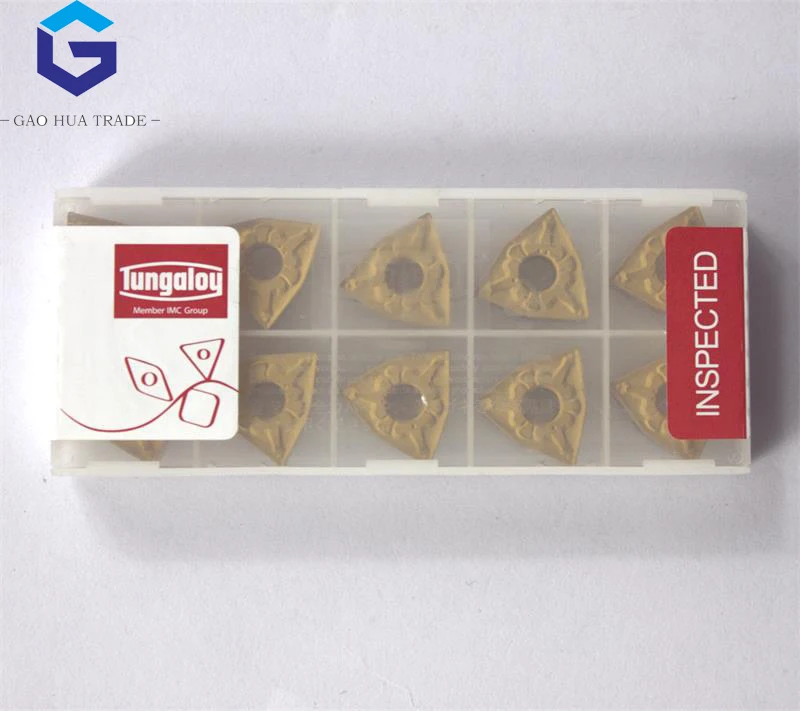 

CNC Lathe Cutters WNMG080404-TM T9015 10pcs 100% Original High Quality Tungaloy lathe Knife CNC Lathe Cutters