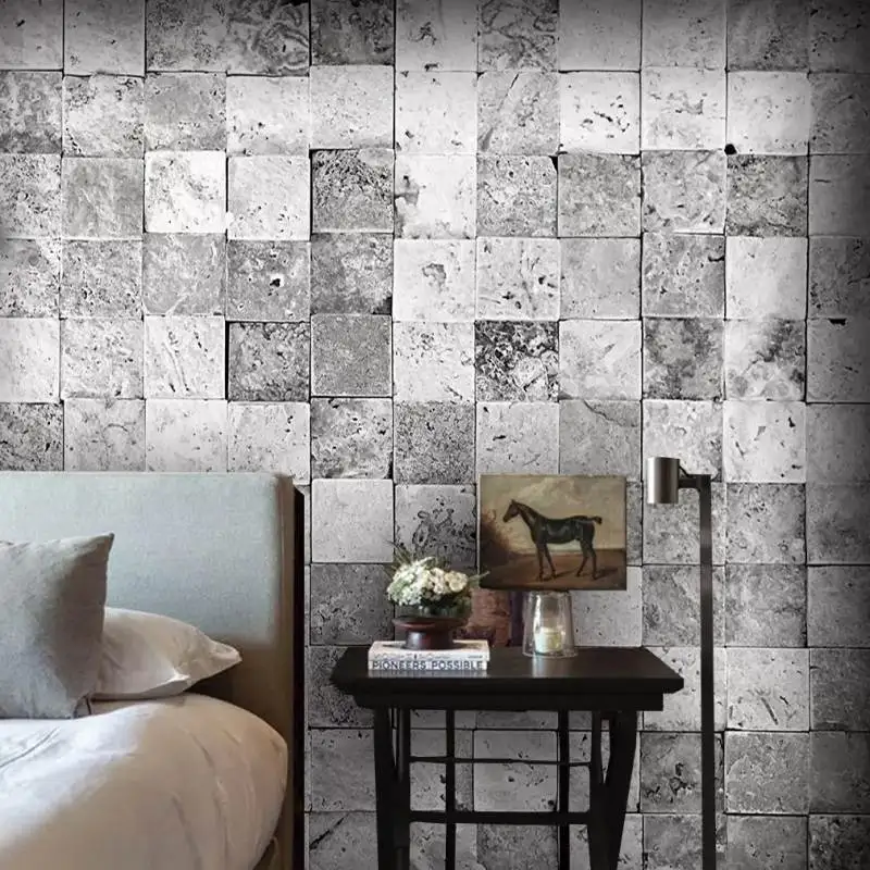 

Custom 3D photo wallpaper 3D stereo brick stone pattern large mural Cafe living room bedroom restaurant wallpaper mural