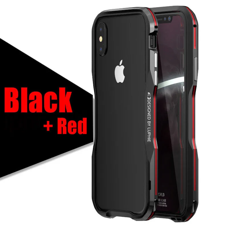 Чехол для iPhone X 7 8 Plus роскошный оригинальный Luphie с двойным лезвием дизайн
