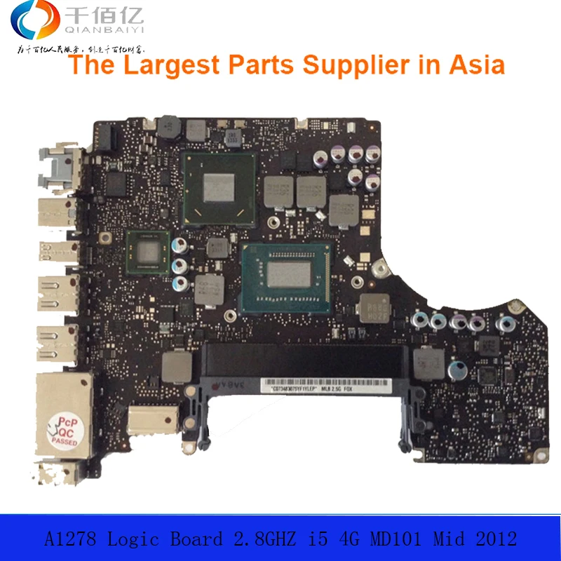 Материнская плата для ноутбука MacBook Pro A1278 материнскую плату 13' MD101 4 г i5 2,8 ГГц 820-3115-A Mid 2011