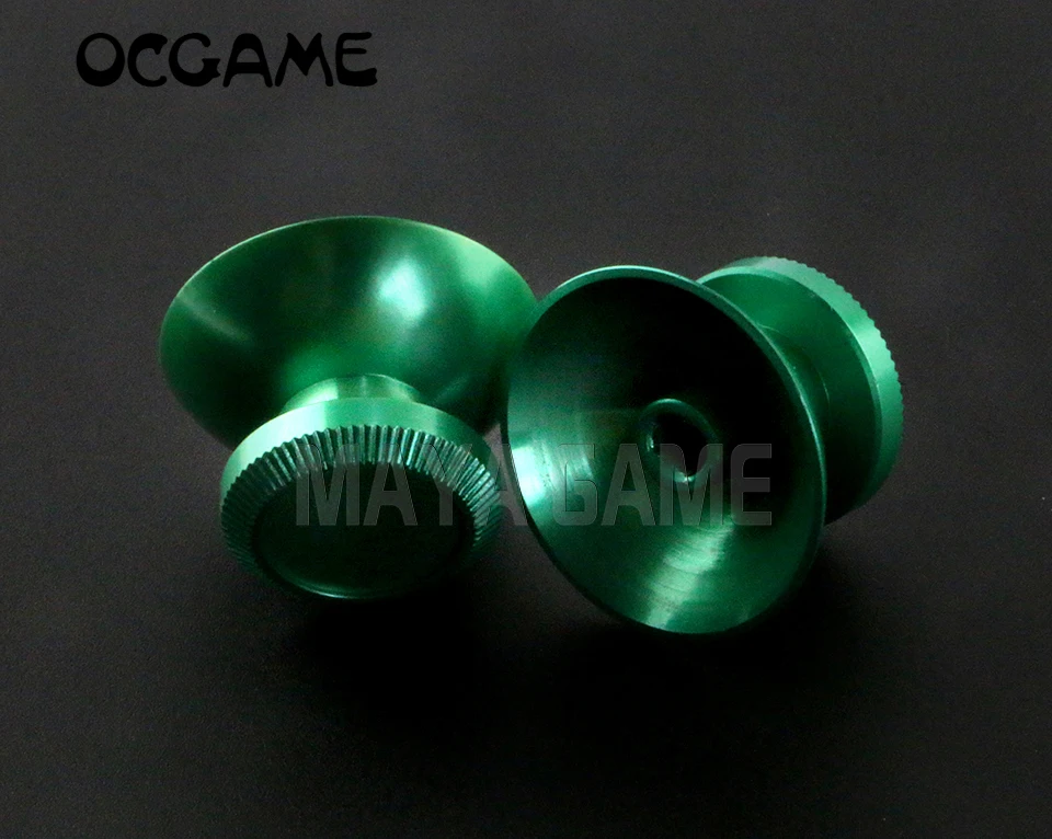 OCGAME 2pcs=1pair Aluminum Metal Joystick Cap Replacement Parts Thumbsticks Chrome Caps for PS4 Controller | Электроника