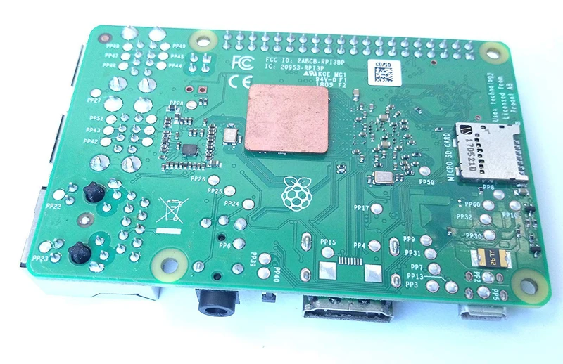 Raspberry Pi теплоотвод комплект алюминиевый медный 3 м 8810 Теплопроводящая клейкая лента охлаждающий охладитель Raspberry Pi 3/2 Модель B