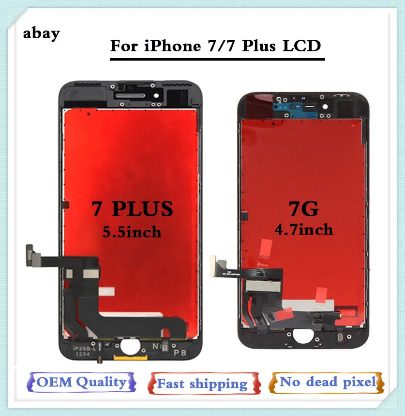 OEM качественный ЖК-дисплей для iphone 7 Plus в сборе с сенсорным экраном сменный экран |