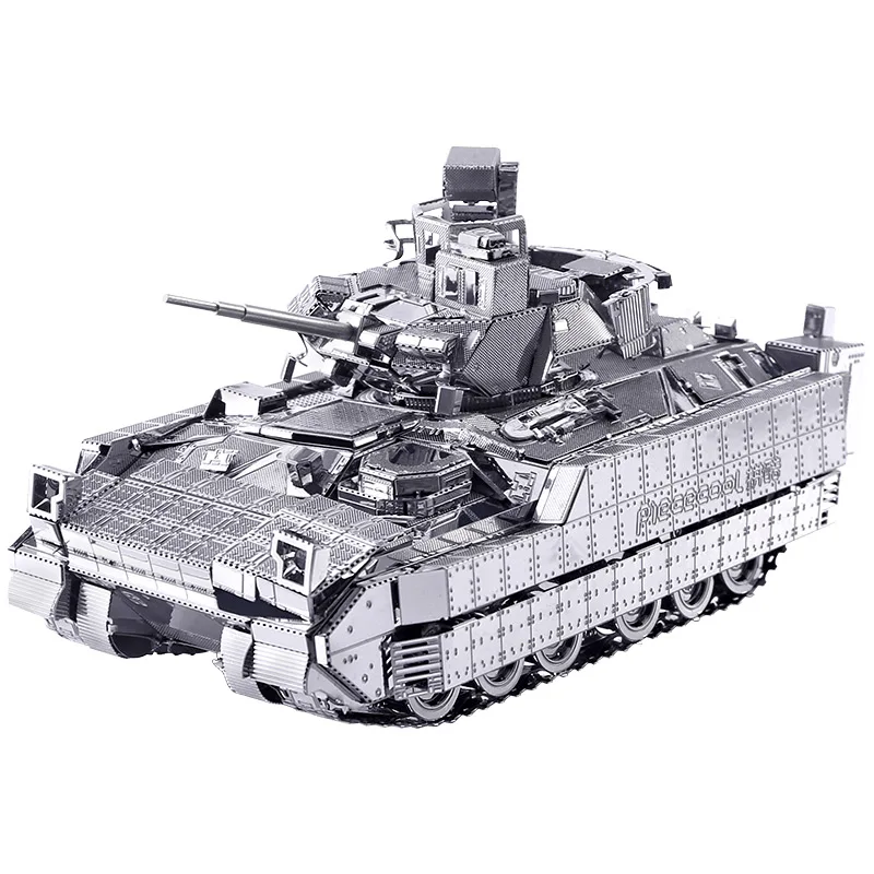 Piecool M2A3 Брэдли IFV Танк 3D металлическая головоломка DIY Лазерная резка мини-Джиги