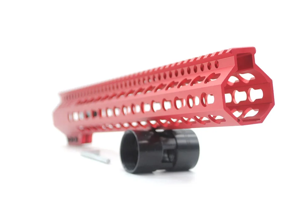 Китайский красный 15 дюймовый зажимной стиль Handguard Keymod Пикатинни Крепление скобка