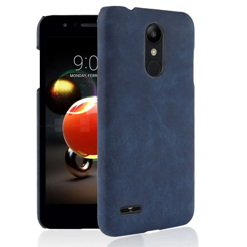 Для LG K9 чехол для 2018 Чехол класса люкс из искусственной кожи жесткий телефона лм