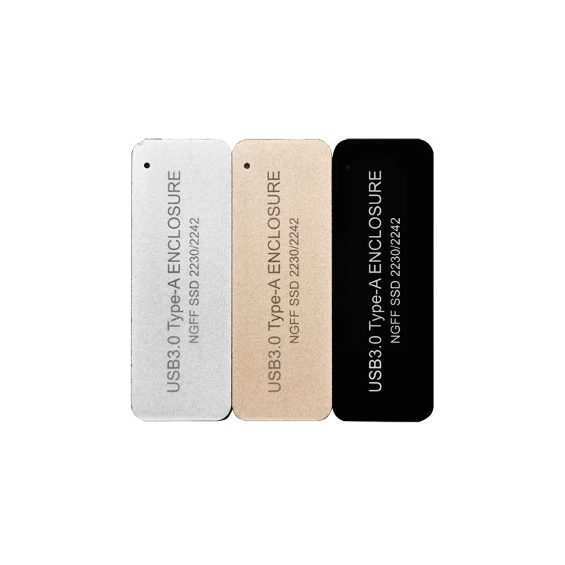B+ M ключ M.2 SATA SSD корпус USB 3,0 M2 2242 SSD случае USB3.0 к NGFF B Ключ адаптер выдвижной переключатель мини Портативный коробка