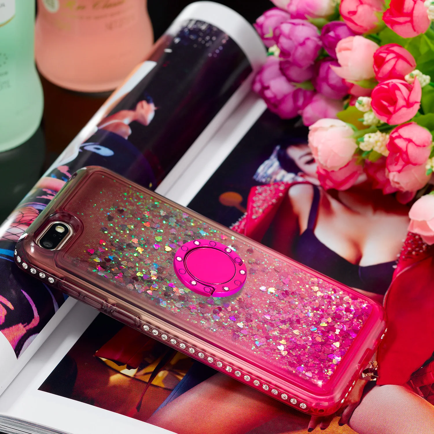 Зыбучие пески bling чехол для телефона Apple iPhone 5 Обложка ТПУ задняя крышка 5S SE 4 0&quot |