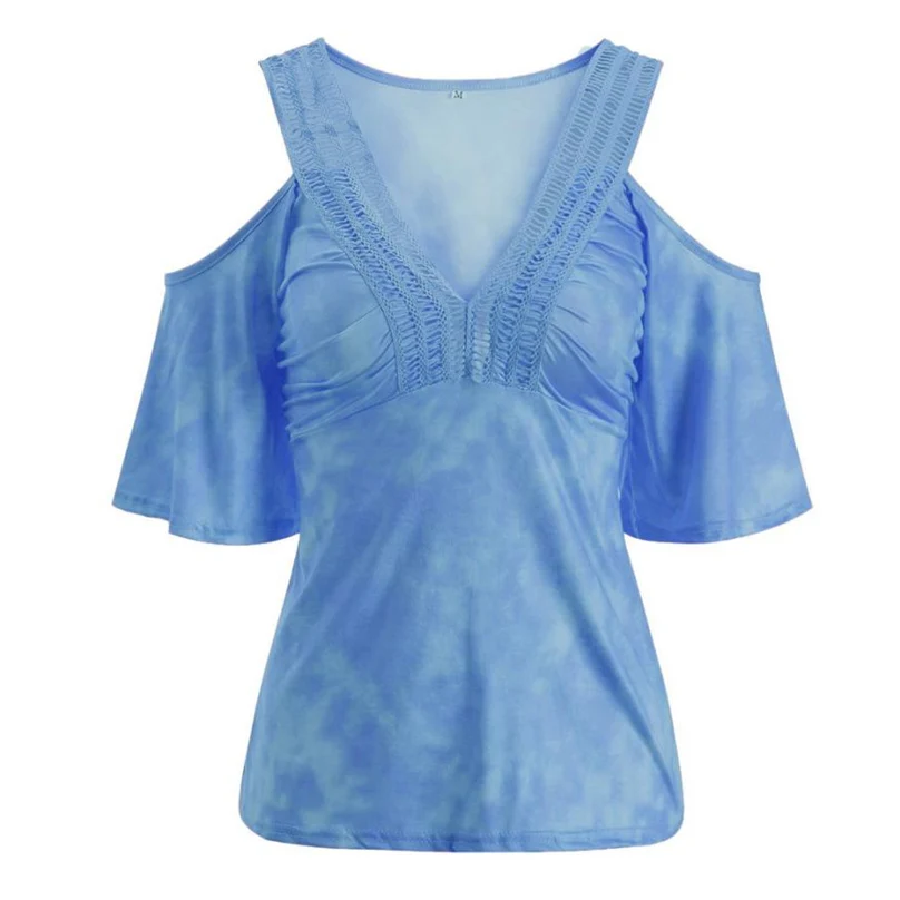 Для женщин со шнуровкой на шнуровке спущенными плечами блузка 2019 летние топы