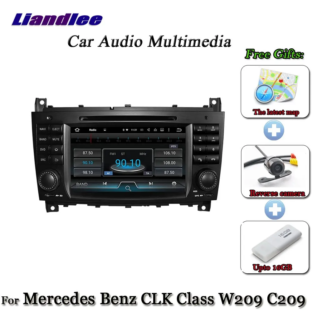 Standard Автомобильный Android мультимедиа для Mercedes Benz CLK класс W209 C209 2005-2009 2010 2011 2012 радио CD DVD плеер gps навигации Системы - Color: Standard