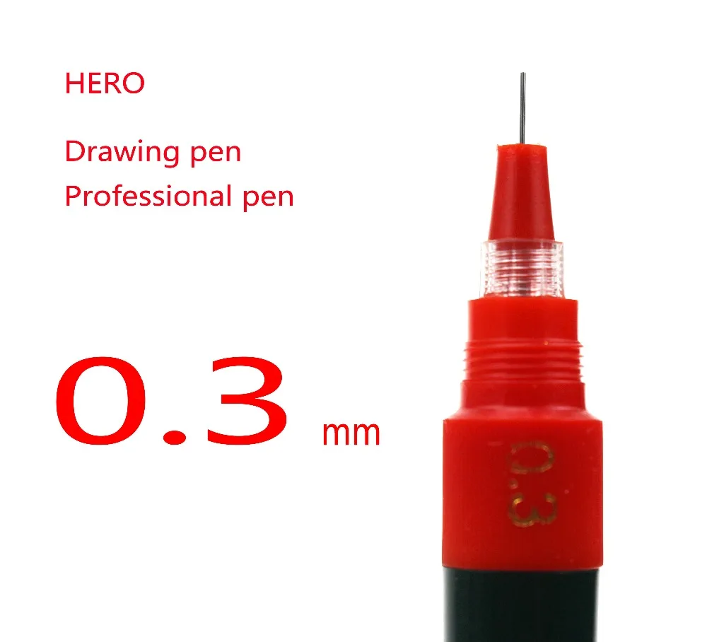 

Ручка с перезаряжаемыми чернилами Hero, 5 шт./лот, 0,3 мм