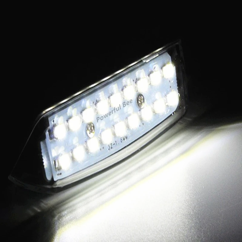 2 x светодиодные автомобильные лампы для номерного знака CE E8 белый CANBUS без ошибок