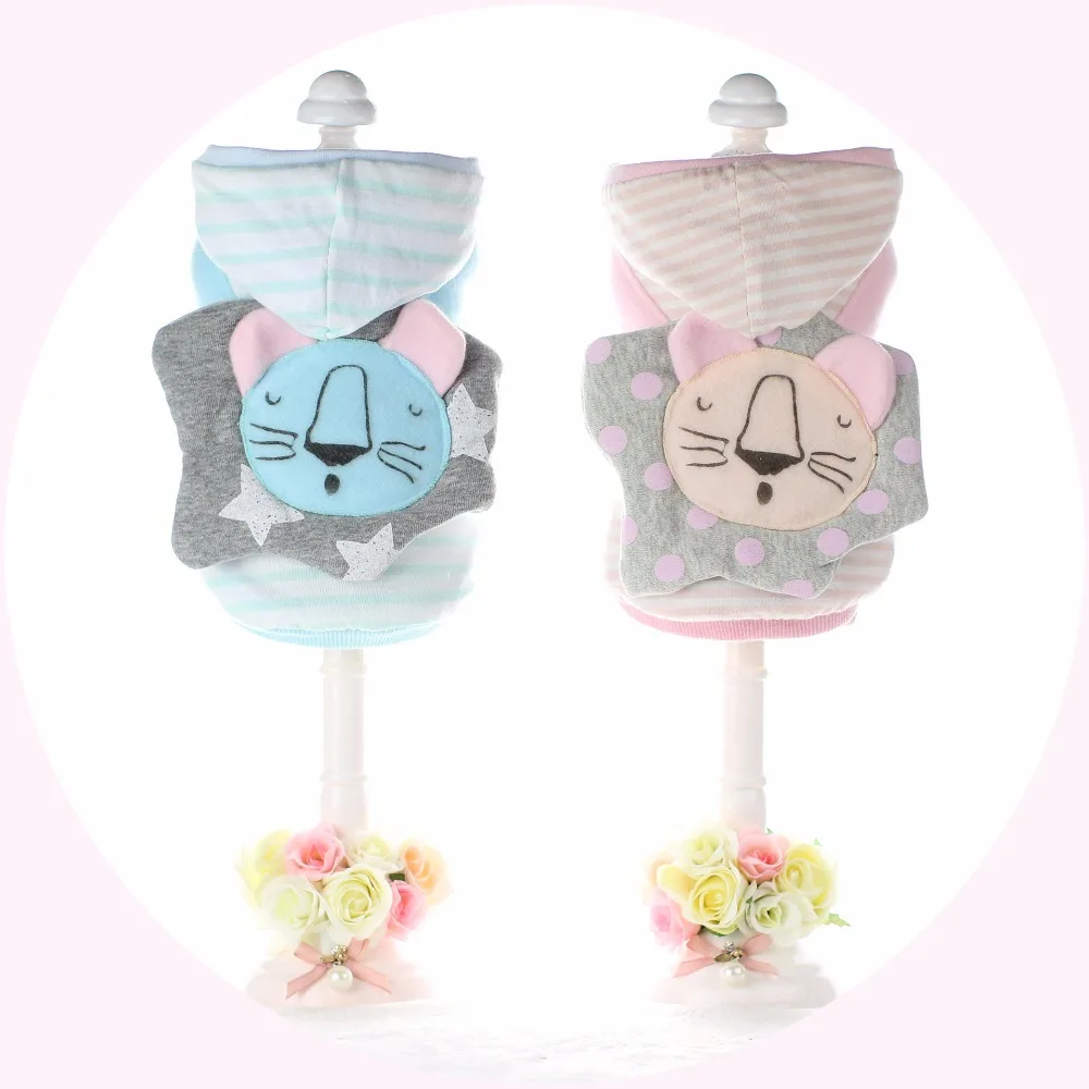 2017 Осень и зима новый дизайн трехмерная форма пояс собака одежда две ноги розовый