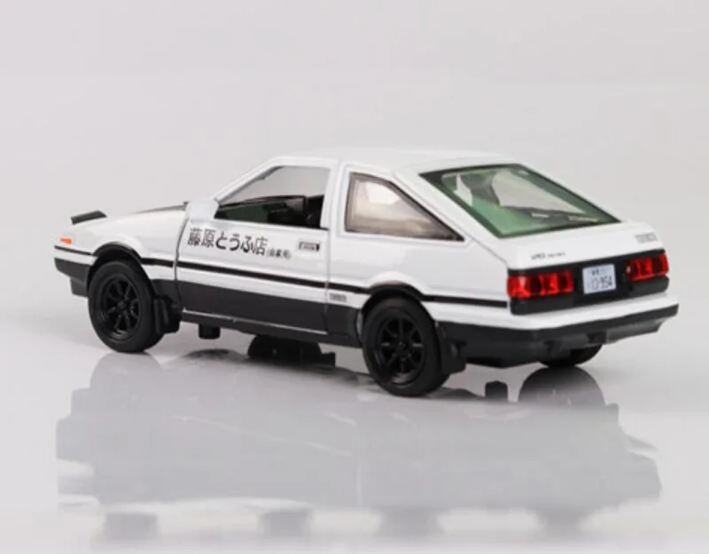 15 см 1:32 Масштаб металлический сплав классический начальный D Япония AE86 классическая модель автомобиля оттягивающая модель литые автомобили игрушки для детей