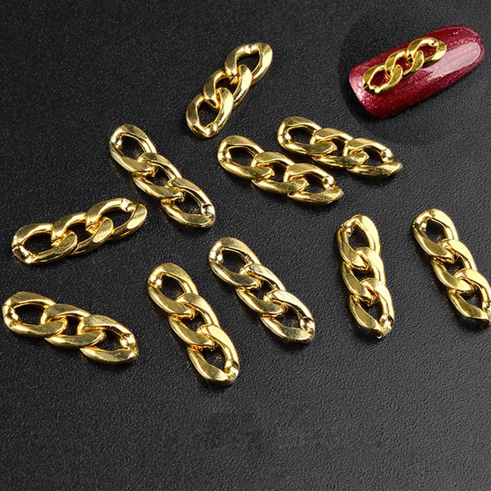 Звеньевые для маникюра металлические полые панк Советы Инструменты бижутерия