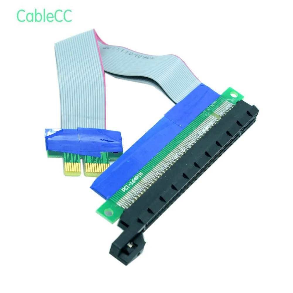 PCI-E Express 1x до 16x удлинитель гибкий кабель конвертер переходная карта адаптер 20 см |