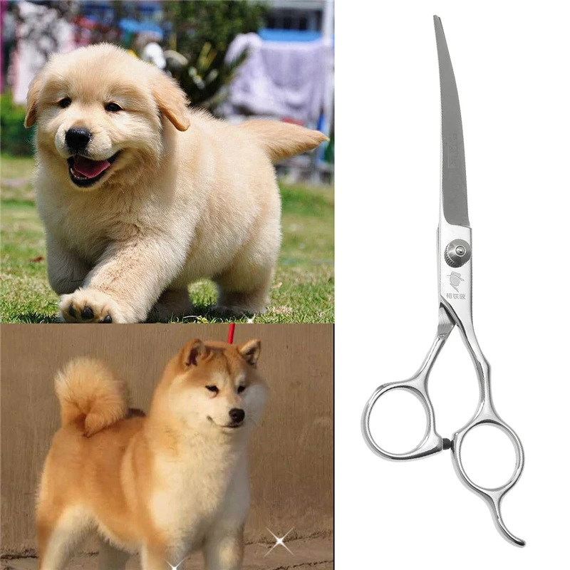 Ножницы из нержавеющей стали для груминга собак кошек щенков 7 дюймов|grooming shears for