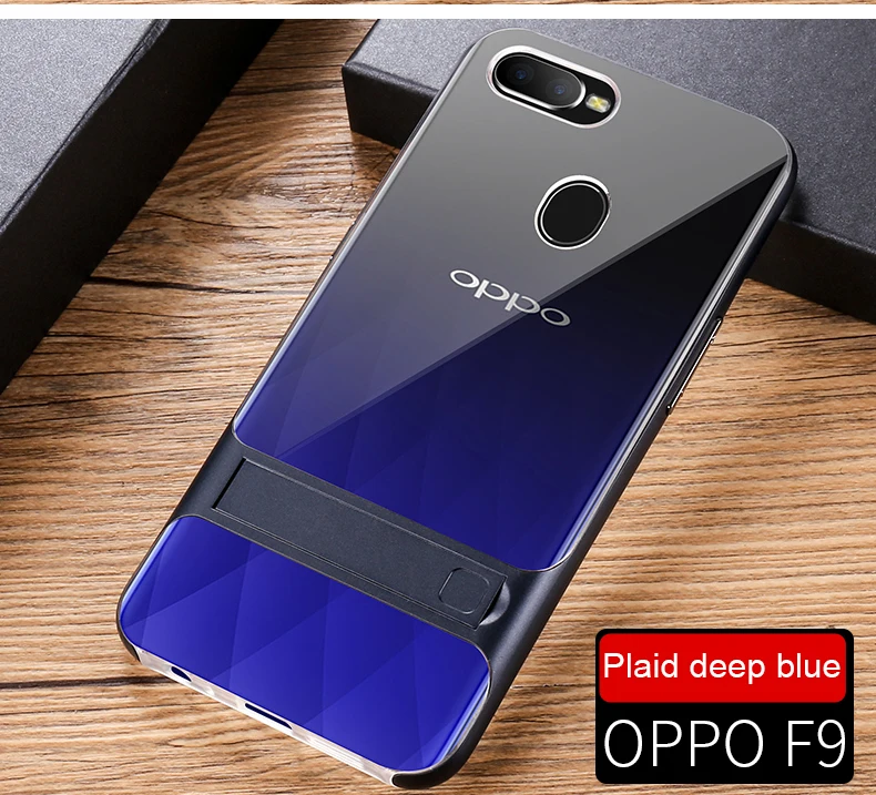 Чехол для мобильного телефона, чехол для OPPO F7 F9 Pro, мягкий 3D стенд, 360 Защитный Гибридный Силиконовый чехол для телефона OPPOF7 OPPOF9 F9Pro, милая сумка