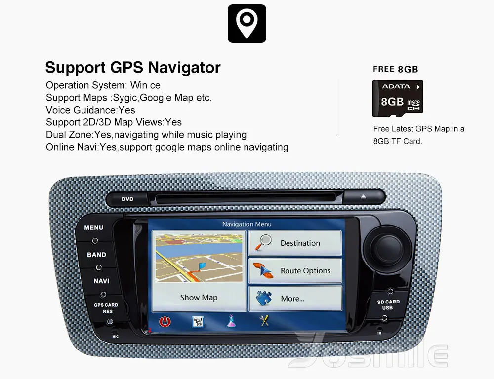 2 Din Car DVD Player Multimedia For Seat Ibiza 6J Cupra MK4 SportCoupe Ecomotive Radio 2009 2010 2011 2012 2013 GPS Navigation