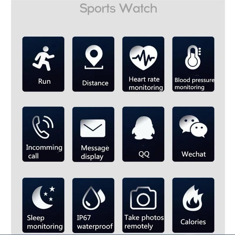 M3 Smart Band Bracelet Waterproof Heart Rate Blood Pressure Monitor Tracker Replaceable Watch For Android IOS | Электроника