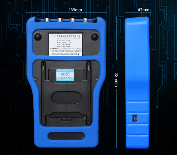 JinHan JDS3022a Series ручной дигитальный осцилоскоп/ мультиметр 30MHz двойной канал 250MS/a|storage