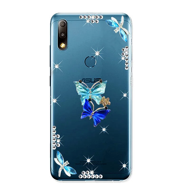 Модный чехол со стразами для Asus Zenfone Max Plus M2 ZB634KL шикарный телефона Shot |