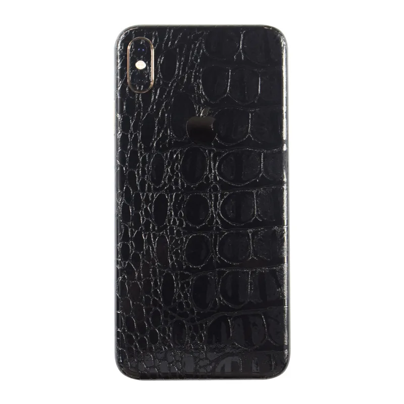Crocodile Snakeskin Pattern Decorative Back For iPhone XS MAX XSMAX Phone Protector Film Stickers | Мобильные телефоны и
