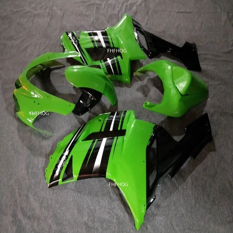 Обтекатели из АБС-пластика зеленые черные для мотоциклов ZX6R 636 07 08 2007 2008 Kawasaki Ninja