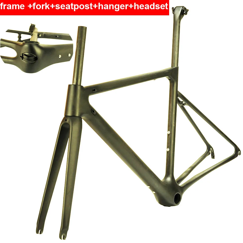 MCELO углеродная дорожная рама Рама для шоссейного велосипеда R29 UD глянцевая