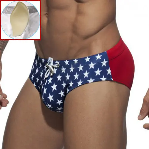 135 Dark Blue Пуш-ап мужские Плавание трусы эротичное мужское белье Sexy Gay Mens Плавание одежда Плавание ming Мужские Шорты для купания фронтальной для увеличения пениса, мужские бикини купальник пляжная одежда ванный комплект - Цвет: 135 Dark Blue
