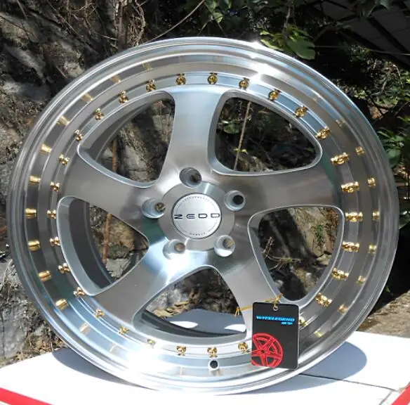Новинка ZEDD Deep Lip 17 дюймов 4x100 4x114 3 5x114 Автомобильные Колесные диски из алюминиевого