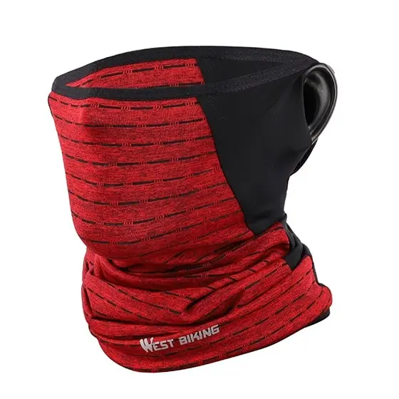 Half Mask Red West biking летняя велосипедная маска для лица анти-УФ пропускающая воздух бандана велосипедная маска рыболовный спортивный шарф ледяная ткань велосипедная треугольная маска - Цвет: Half Mask Red