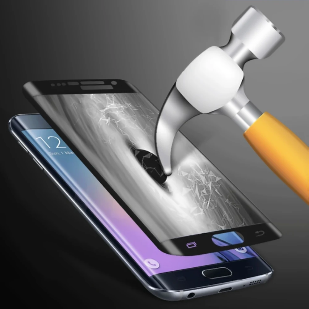 3D изогнутые Экран протектор для samsung Galaxy S6 край закаленное Стекло Защитная пленка