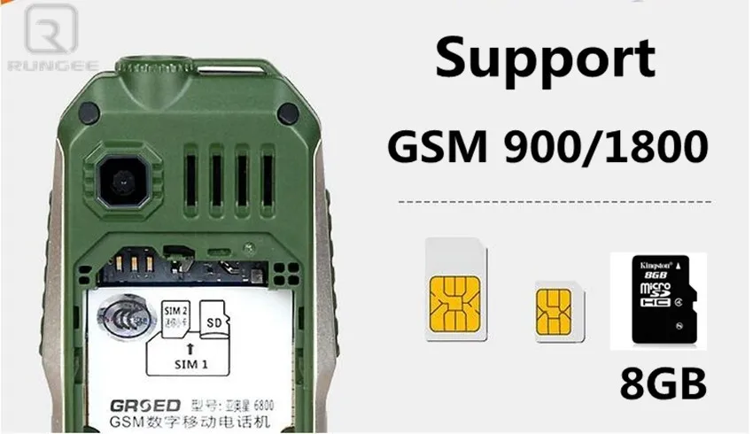 E6800 мини-телефон 3800 мАч фонарь с батареей Bluetooth студенческий телефон внешний аккумулятор русский арабский болгарийский арабский язык