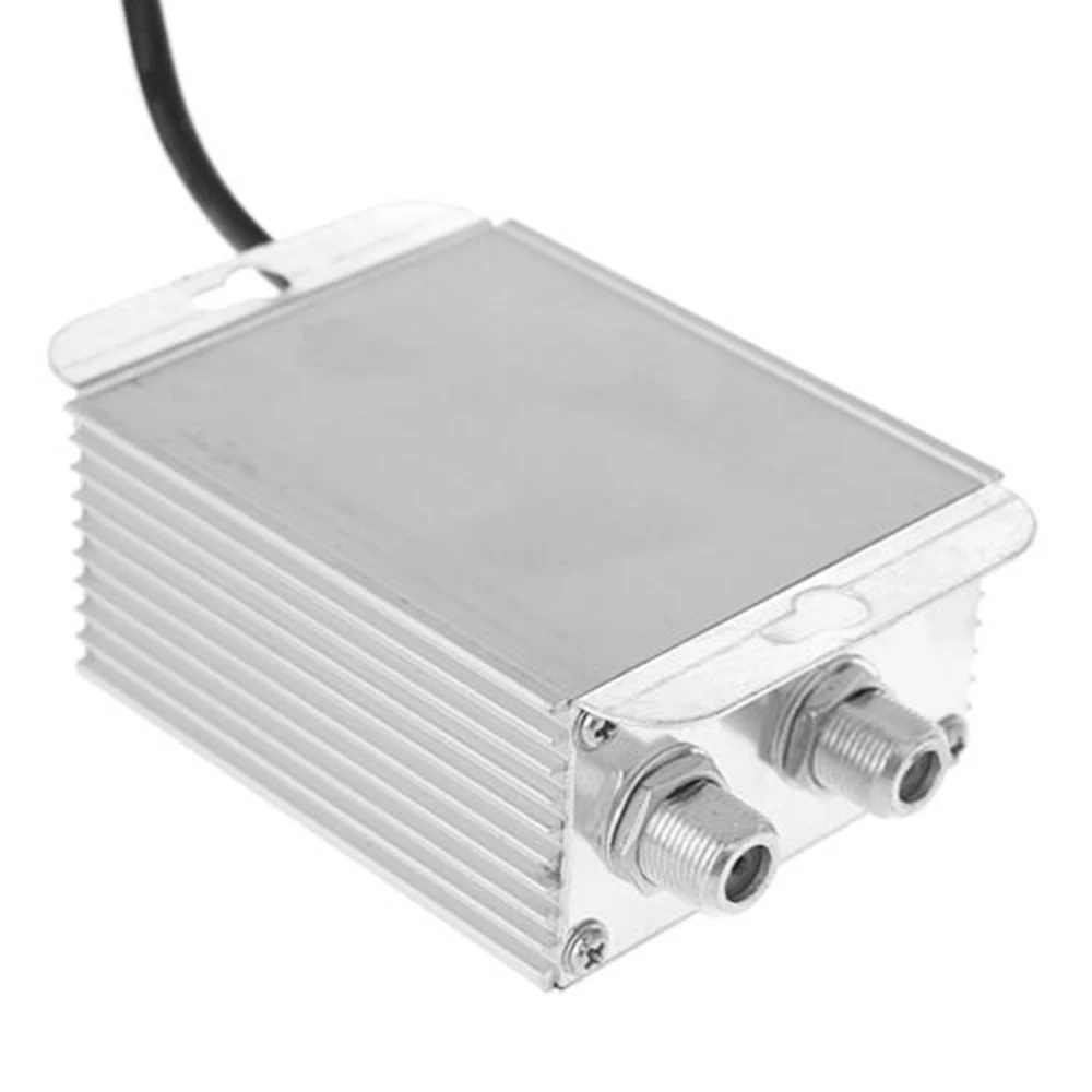 Pro CATV Cable TV Signal Amplifier AMP Antenna Booster Splitter Set Broadband Home Tv Equipments 20DB 2 Way US Plug | Электроника