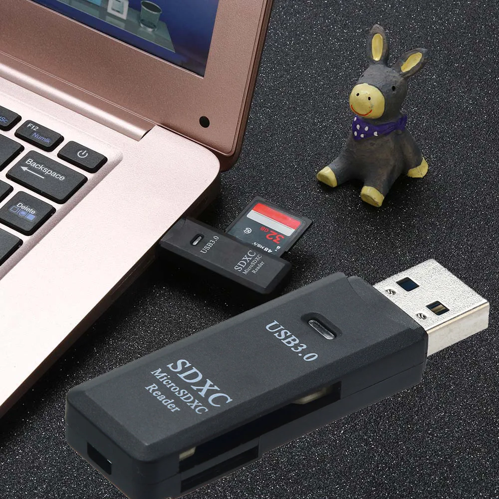Устройство для чтения карт памяти Ультра высокая скорость 2 в 1 USB 3 0 устройство